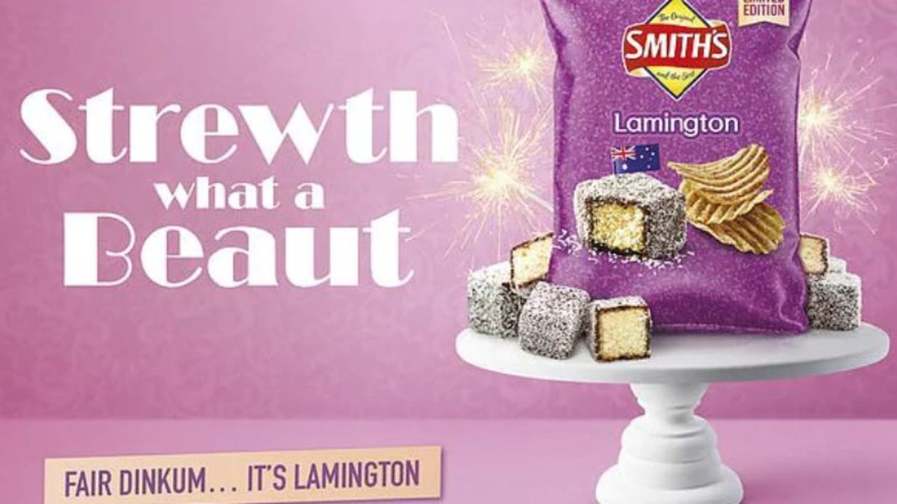 Earlier this year Smiths launched lamington-flavoured chips.