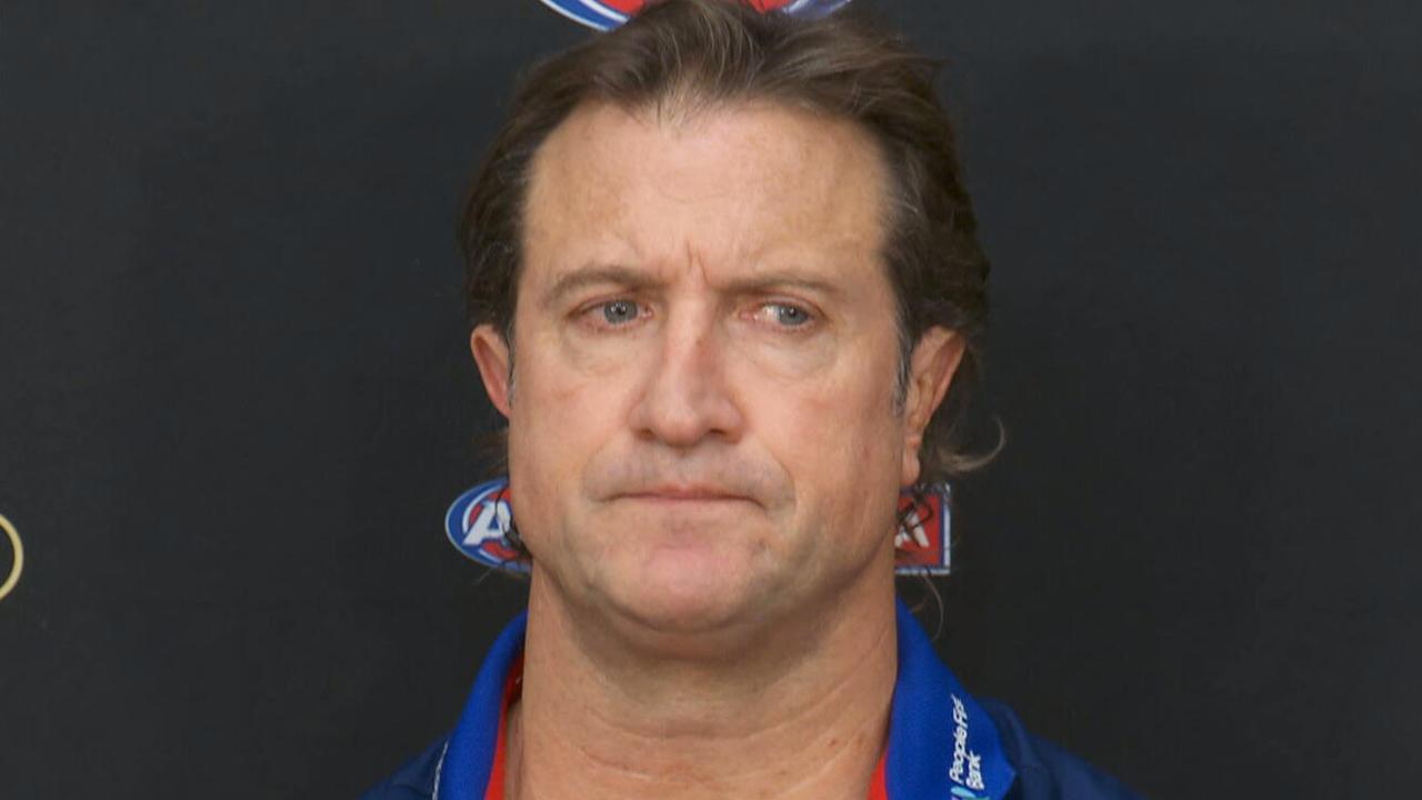 Western Bulldogs coach after the match.