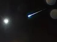 Meteor sighted in Melbourne on Wednesday night. Picture: Reddit