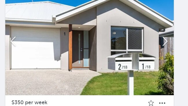 A house for rent for $350 a week in Bethania, where southern investors are looking to buy.