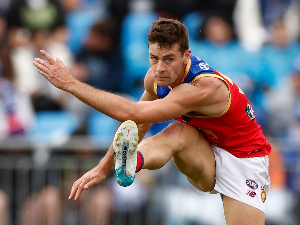 Josh Dunkley has embraced life as a Brisbane Lion. Picture: Michael Willson/AFL Photos via Getty Images