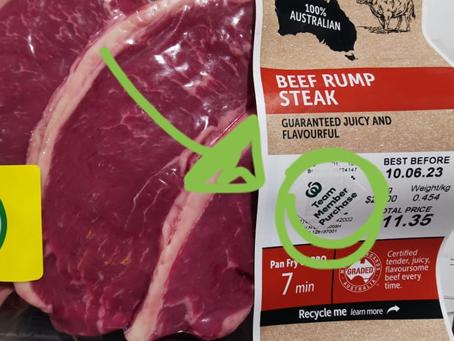 Mum reveals she got free steak due to random act of kindness. Picture: Facebook/Mums on a Budget - Au