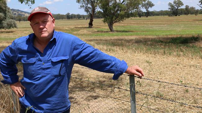 Greg Mirabella on his property near Wangaratta. Picture: Supplied