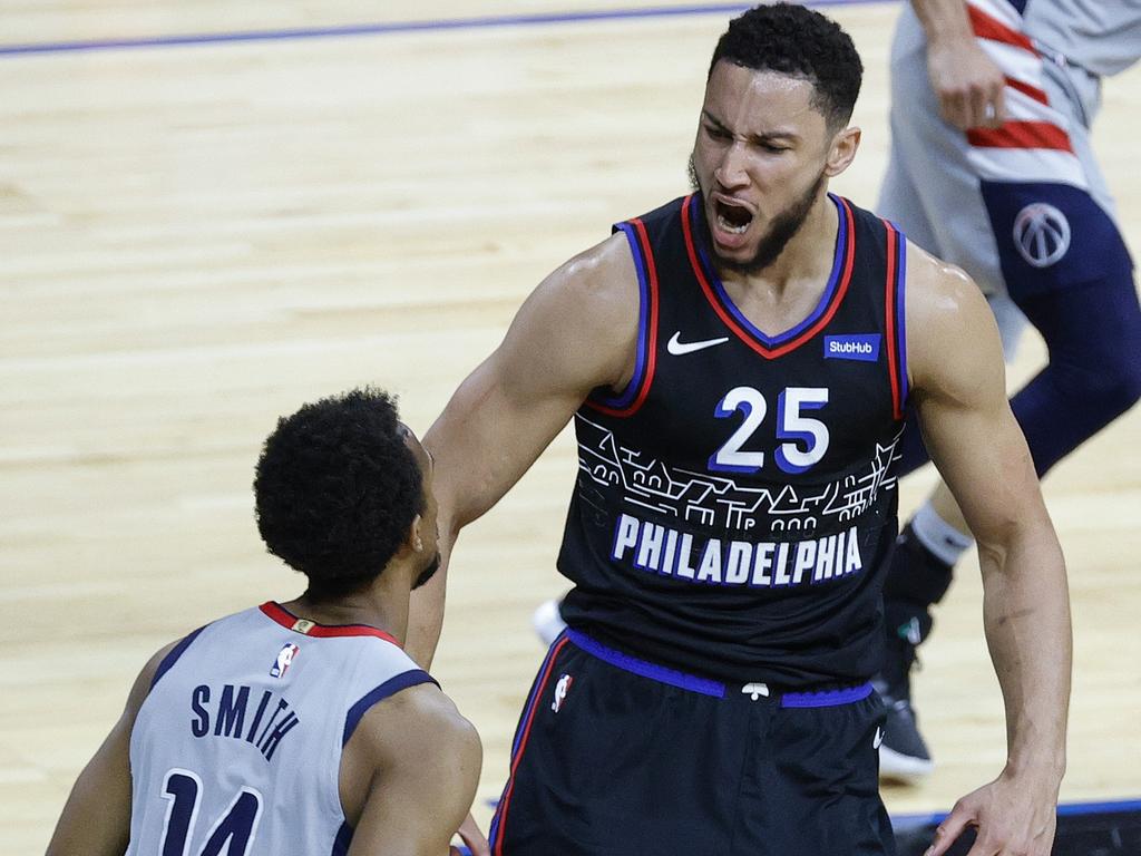 Simmons has nominated 76ers teammate Matisse Thybulle ready to excel on the big stage. Picture: Tim Nwachukwu/Getty Images/AFP.