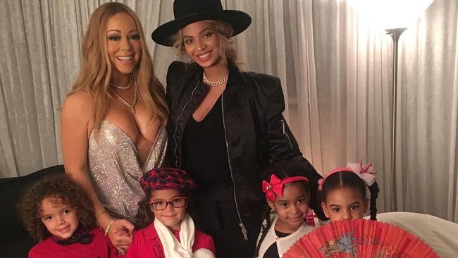 Mariah Carey, Beyonce pose for photo together with their children after ...