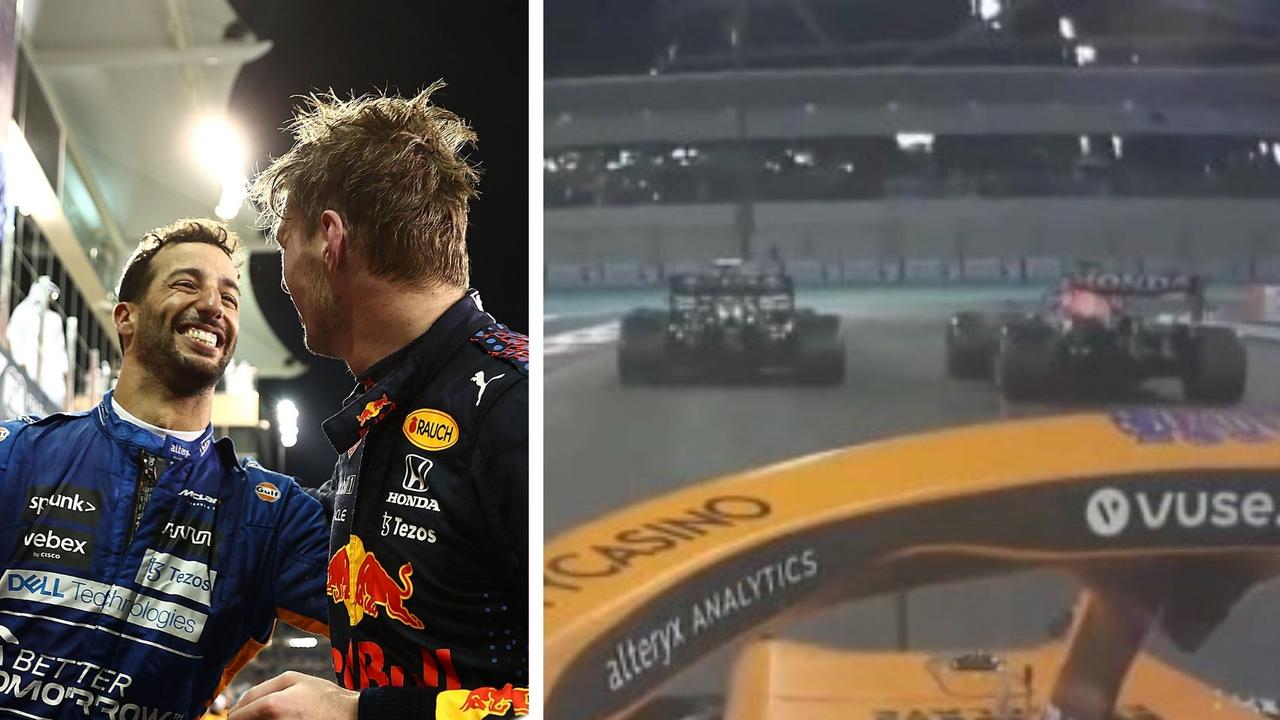 Ricciardo's seat was incredible for the championship battle. Photo: Twitter