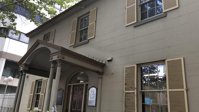 A legal firm currently occupies Houison's Cottage at Macquarie St Parramatta.