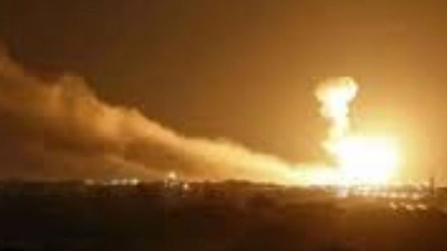 Explosions have been reported in southern Iran, Syria and Iraq.