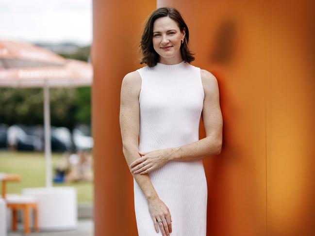 DAILY TELEGRAPH - 7/11/24Olympic swimmer Cate Campbell pictured at Bondi Beach this morning as an ambassador for Avene Australia.  Picture: Sam Ruttyn