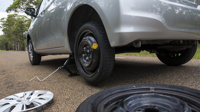 Full-size spare tyres are disappearing from our roads. Picture: Supplied.