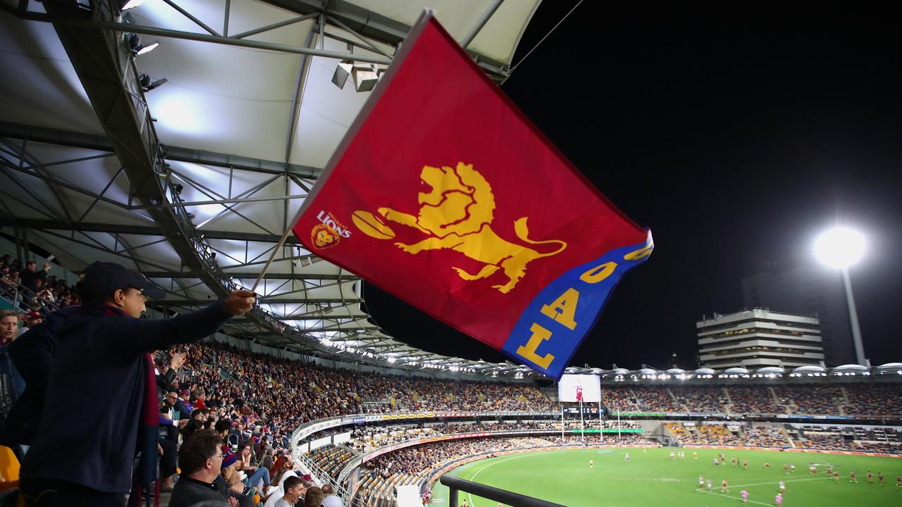 Nine out of the Lions’ 12 home games were sellouts. (Photo by Jono Searle/AFL Photos/via Getty Images)