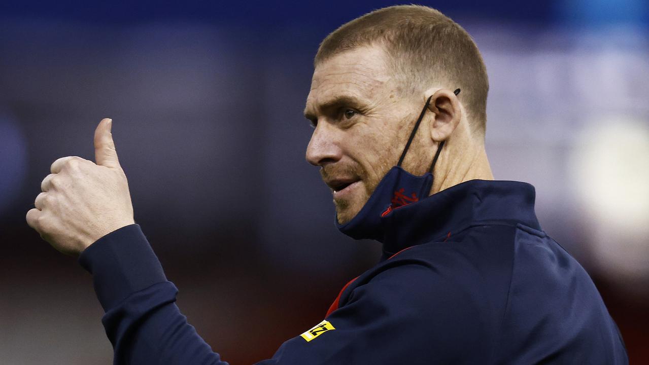 Melbourne coach Simon Goodwin (Photo by Daniel Pockett/Getty Images)