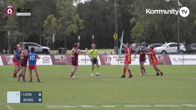 Replay: AFLQ Schools Cup State finals - Lions v SUNS (Inclusive)
