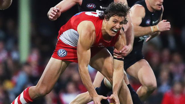 Can Kurt Tippett get back to anywhere near his best? Picture: Phil Hillyard