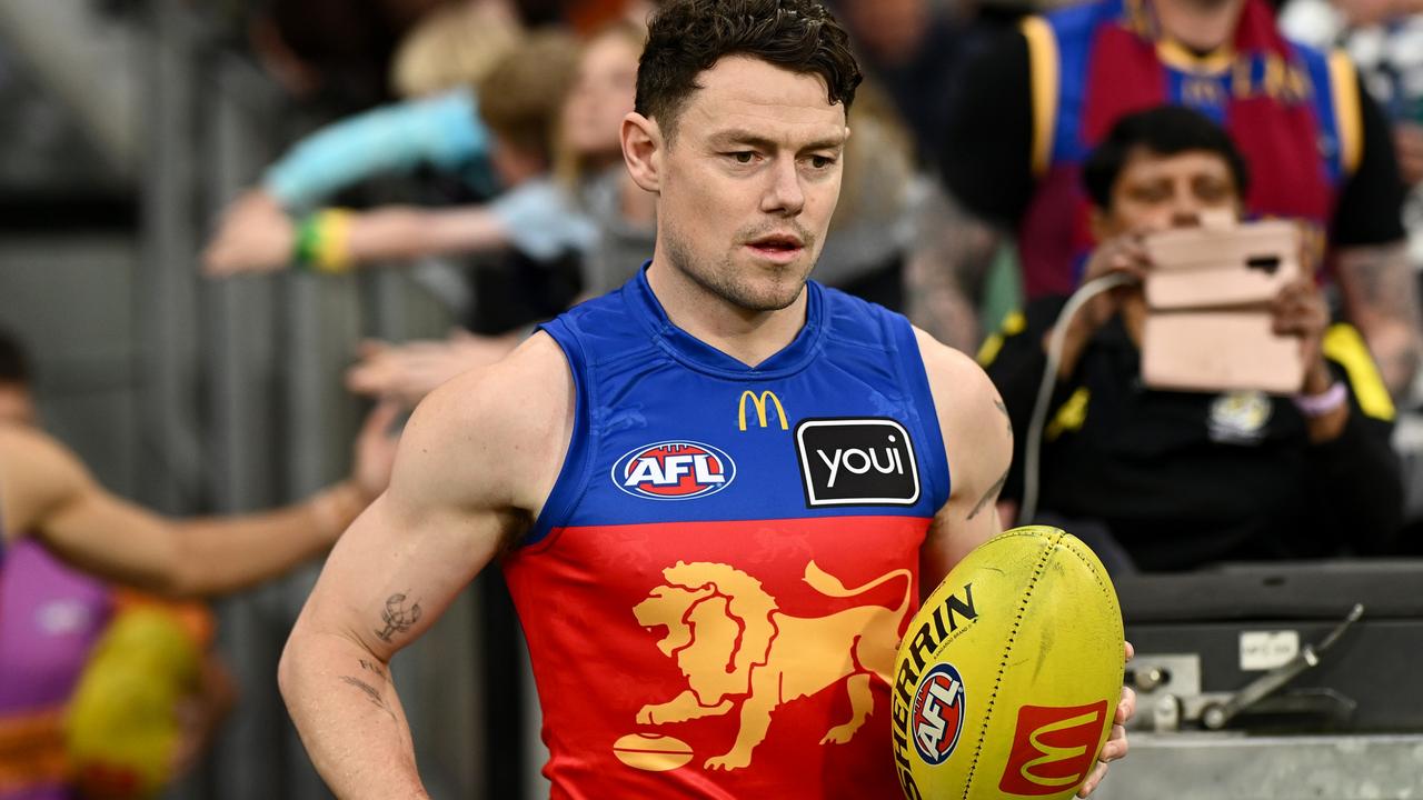 Lachie Neale will play through pain in the AFL grand final. Picture: Quinn Rooney/Getty Images