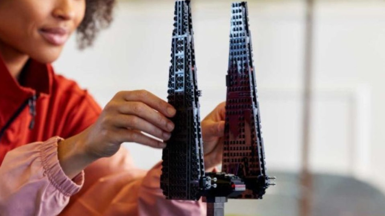 The LEGO Star Wars™ Kylo Ren’s Command Shuttle has finally landed. Picture: LEGO