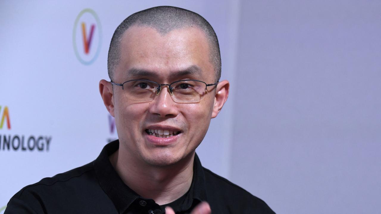 Blockchain and cryptocurrency Binance founder and CEO Chinese-born Canadian Changpeng Zhao, also known as CZ. Picture: Eric PIERMONT / AFP