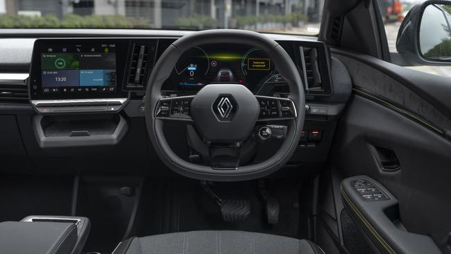 The cabin is stylish and has plenty of tech.