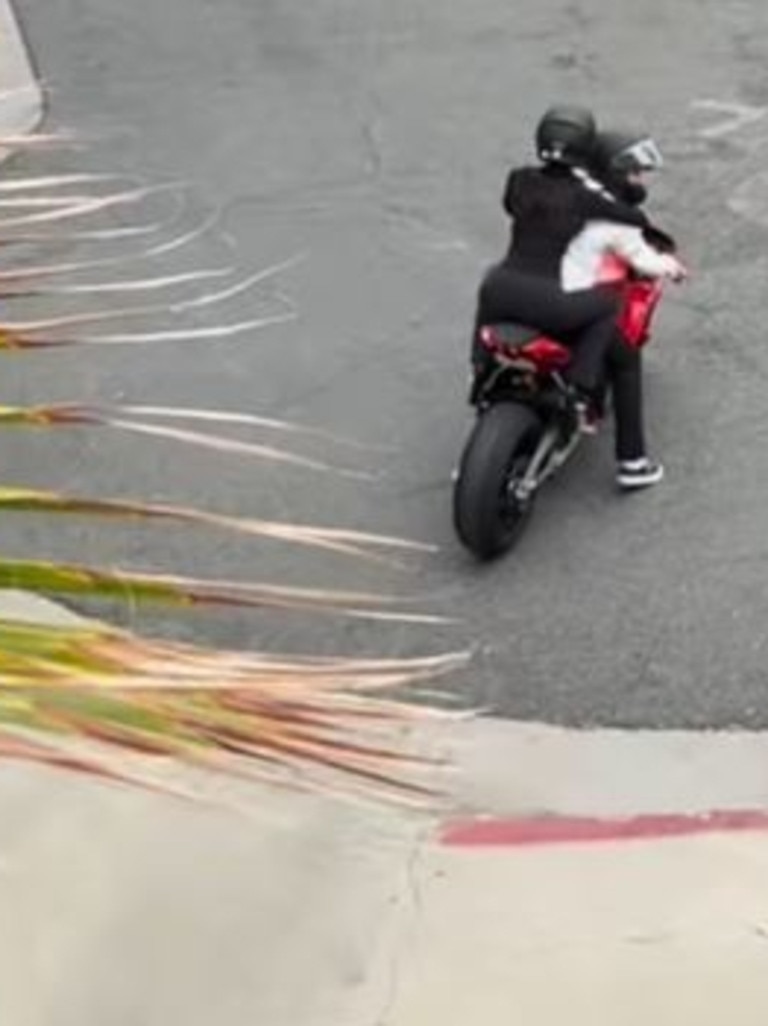 A screen grab from Brooklyn Beckham’s video.