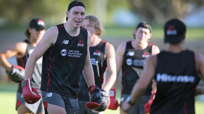 Thilthorpe training with West Adelaide. Picture Dean Martin