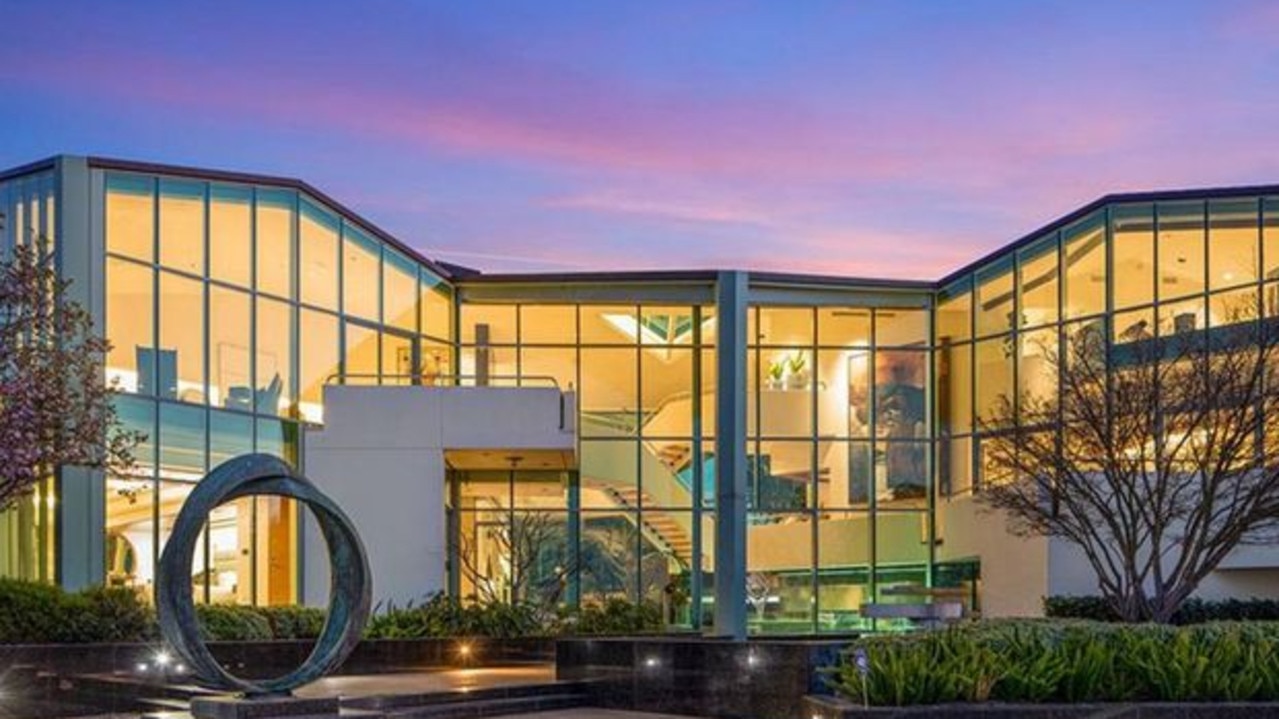 Whoever designed Pharrell Williams’ LA home never heard the story about people in glass houses. Picture: Realtor