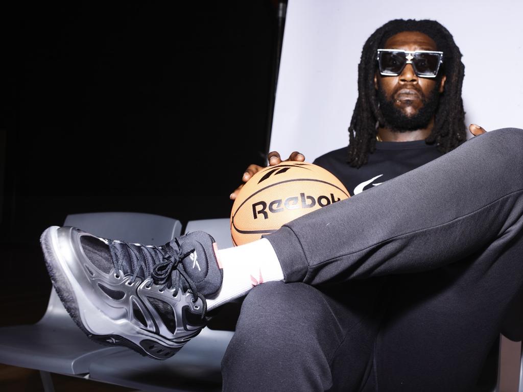 Montrezl Harrell is teaming up with Reebok to launch the Engine A shoe. Picture: Reebok