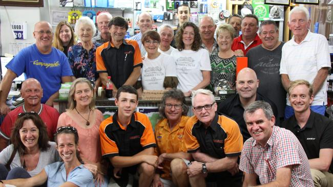 HARRIS 100: Guests including past and current staff, customers, suppliers and friends and family celebrated beloved Northern Rivers bike shop, Lismore's Harris Cycle Co first centenary on November 9, 2018. Photo: Alison Paterson