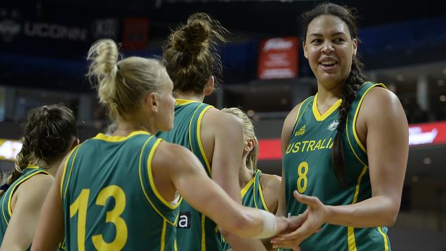 Australia's Elizabeth Cambage was the top scorer for the Opals.