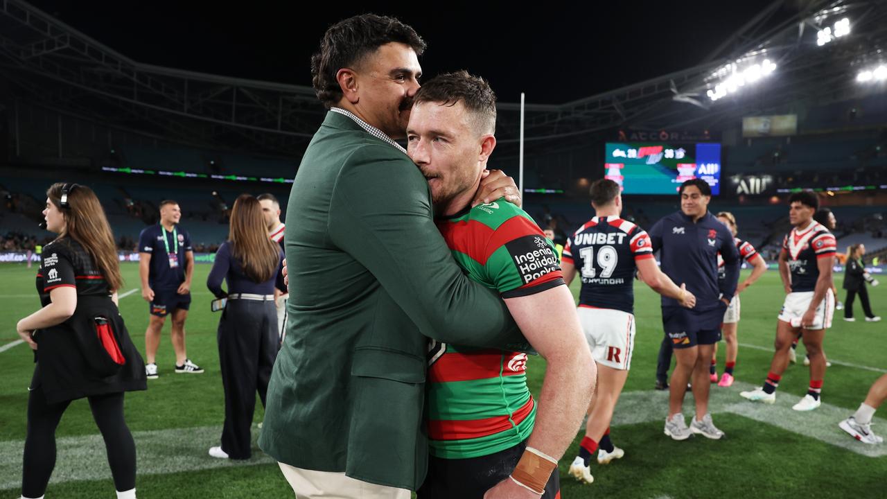 The Rabbitohs said goodbye to a couple of club legends on Friday night, but the focus has already turned to 2025 as they look to bounce back from another disastrous season. Picture: Matt King/Getty Images