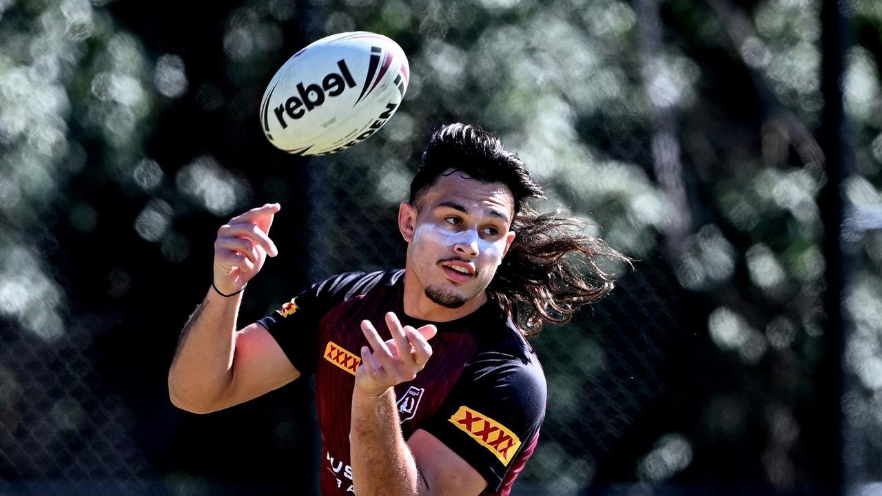 Fa’asuamaleaui has been training hard in Camp Maroon. (Photo by Bradley Kanaris/Getty Images)