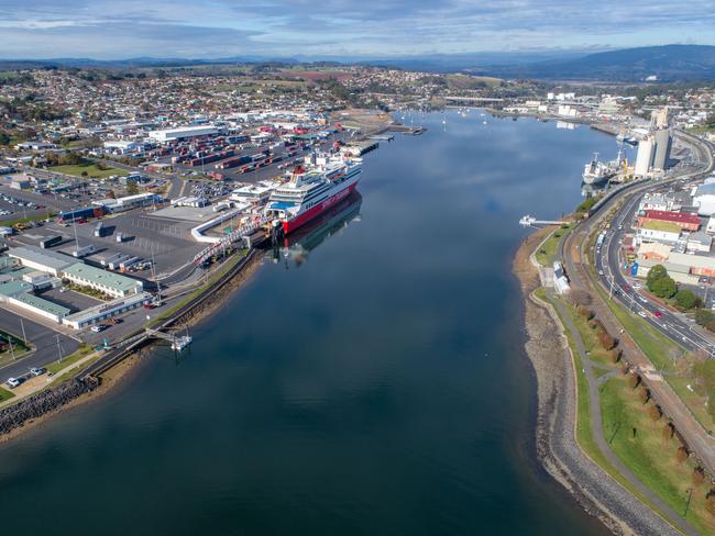 Upgrades to the Port of Devonport, in order to adequately accommodate the new Spirit of Tasmania ferries, have been delayed. Picture: Supplied