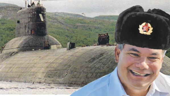 Mayor Tom Tate once hoped to get a Soviet Typhoon-class submarine.