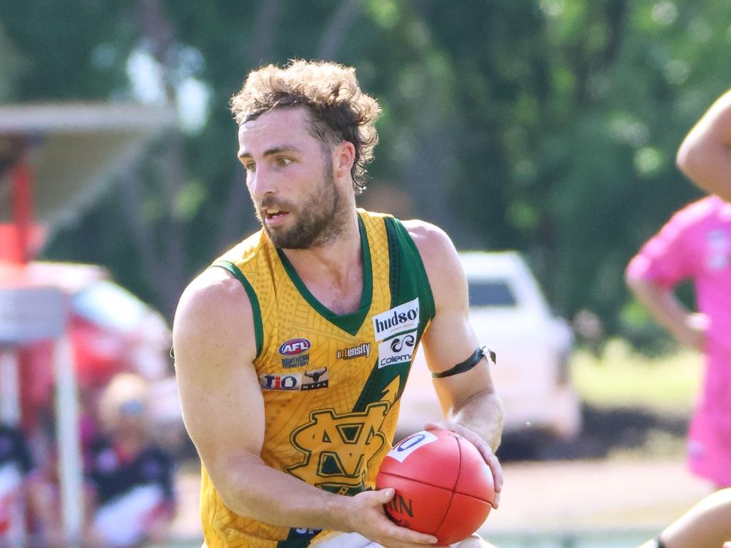 Dylan Landt has been a standout for St Mary’s this season. Picture: Celina Whan / AFLNT Media