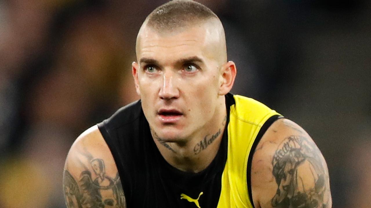 Dustin Martin will play against West Coast despite missing a training session this week. Picture: Getty Images