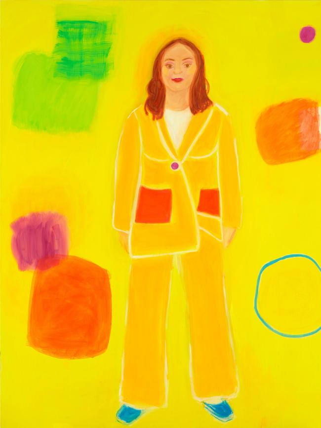 Angela Brennan ‘Bridget in my painting’ © the artist, image © Art Gallery of New South Wales, Jenni Carter Sitter: Bridget Brennan