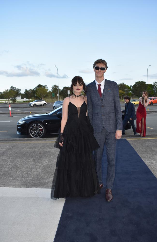 Students at the 2024 Chancellor State College formal.