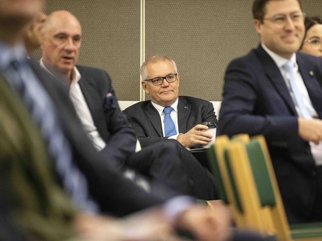 CANBERRA, AUSTRALIA - NewsWire Photos  AUGUST 02, 2022: The coalition party room met in Parliament House in Canberra. The former PM Scott Morrison attended the Liberal Party room meeting.Picture: NCA NewsWire / Gary Ramage