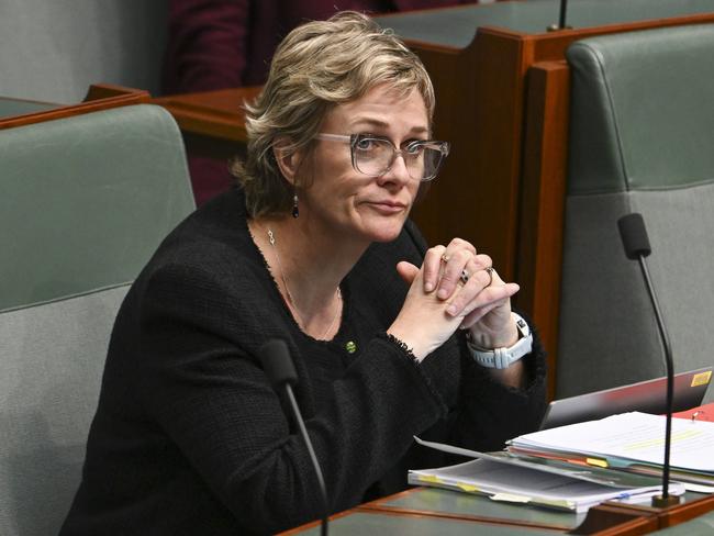 CANBERRA, Australia - NewsWire Photos - August 21, 2024: Zali Steggall during Question Time at Parliament House in Canberra. Picture: NewsWire / Martin Ollman