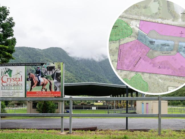 A development application seeking preliminary approval to build an industrial park in Redlynch Valley is lodged with the Cairns Regional Council. Picture: Emily Barker, Supplied