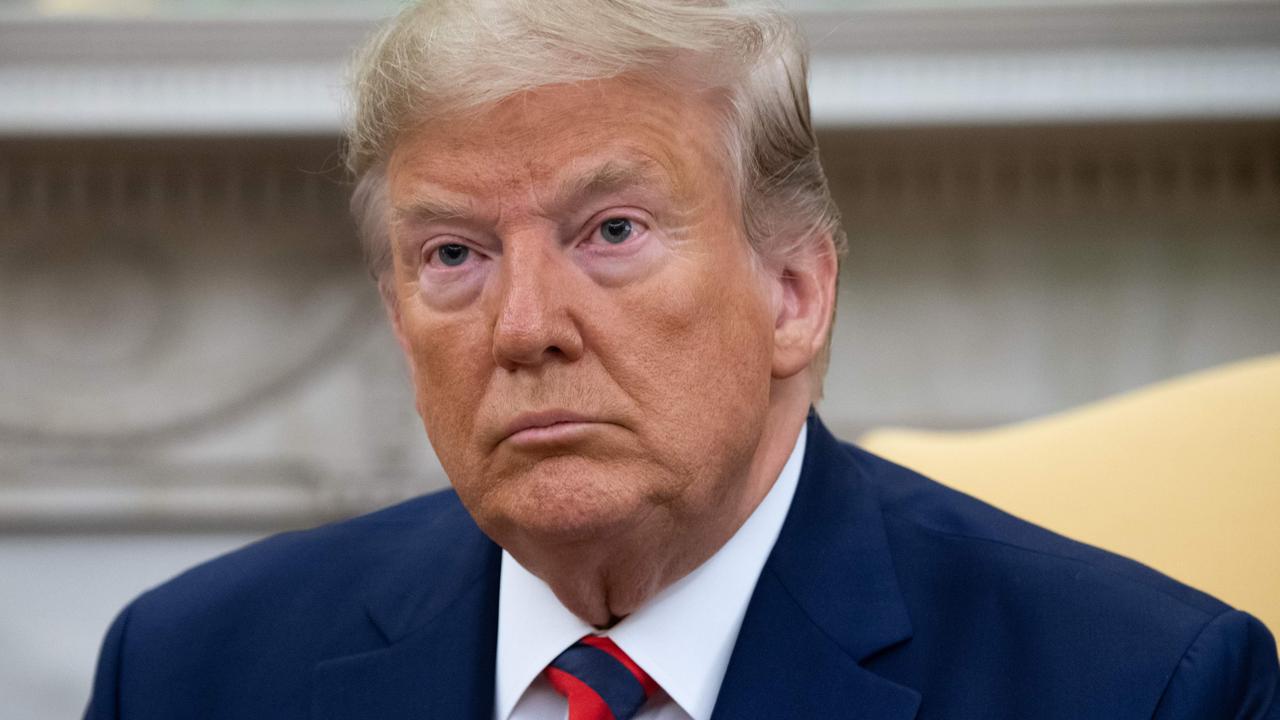 US President Donald Trump speaks during a meeting with Australian Prime Minister Scott Morrison in the Oval Office during an Official Visit to the White House in Washington, DC, September 20, 2019. Picture: Saul Loeb / AFP