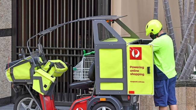 Australia Post is hoping to recruit between 5,000 and 7,000 staff before Christmas. Picture: John Gass