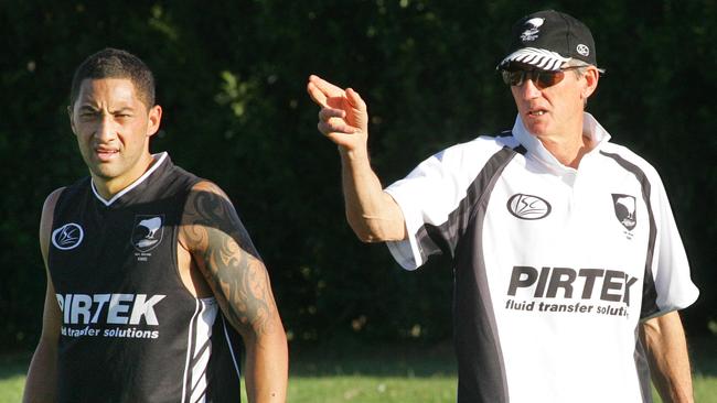 Wayne Bennett worked closely with Benji Marshall during his time as a New Zealand assistant coach.