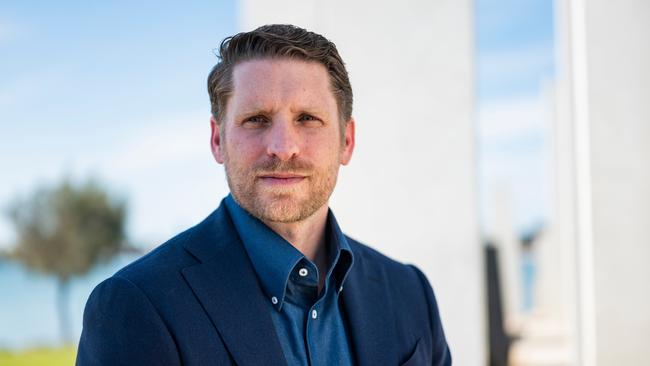 The chair of the parliamentary joint committee on intelligence and security, Andrew Hastie. Picture: Tony McDonough