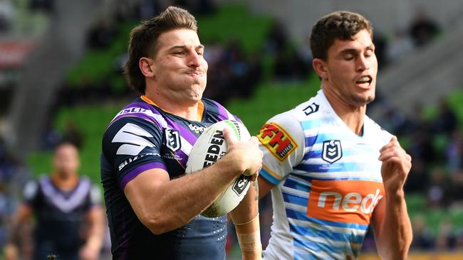 Curtis Scott was a surprise starter for Storm against the Eels. Picture: AAP