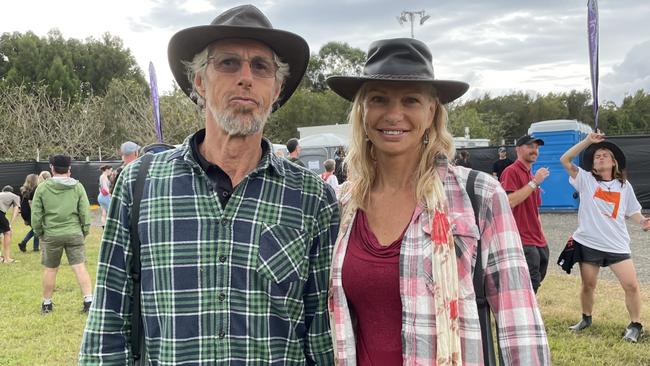 Noel James and Tina Edwards at Bluesfest 2023. Picture: Savannah Pocock
