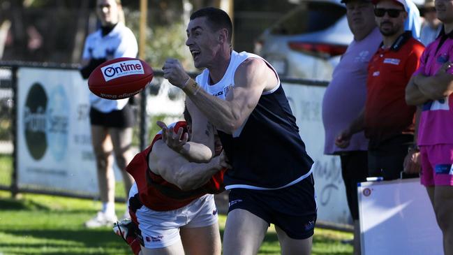 Sam Darley in action for Melton South. Picture: Andrew Batsch