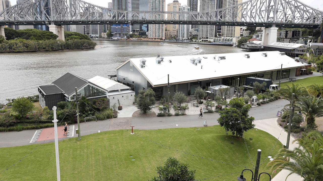 Green space and the Brisbane River will be embraced more in a decade. Picture: NCA NewsWire/Josh Woning.