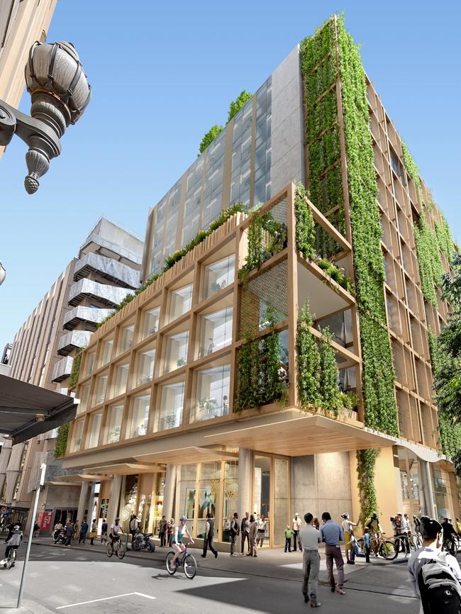 Plans include rooftop and vertical gardens.