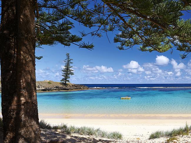 NORFOLK ISLAND .. for Craig Tansley story .. There's lagoons on Norfolk Island as pretty as those you'll find in Polynesia. Picture: Supplied