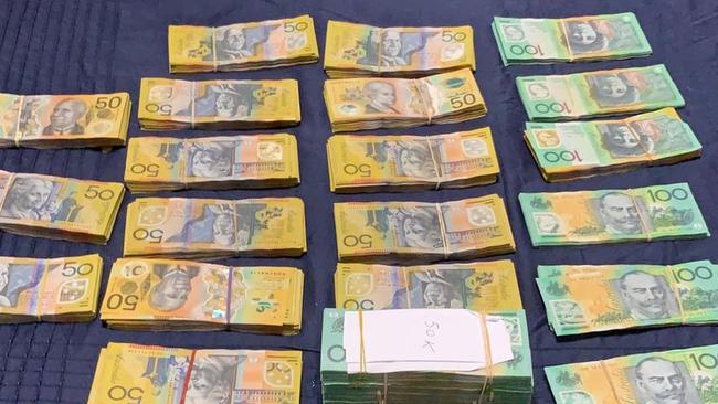 Nearly $1 million cash was seized.